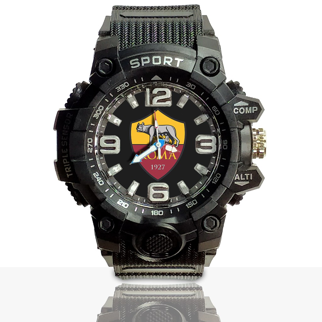 Jam Tangan Custom ROMA Ruber- Water Resistant