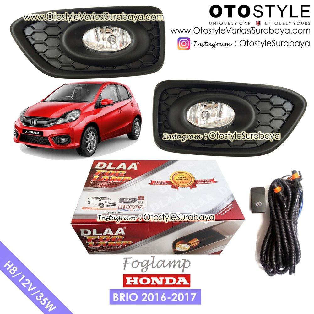 Foglamp Honda BRIO 2O16 - 2O17 set lengkap