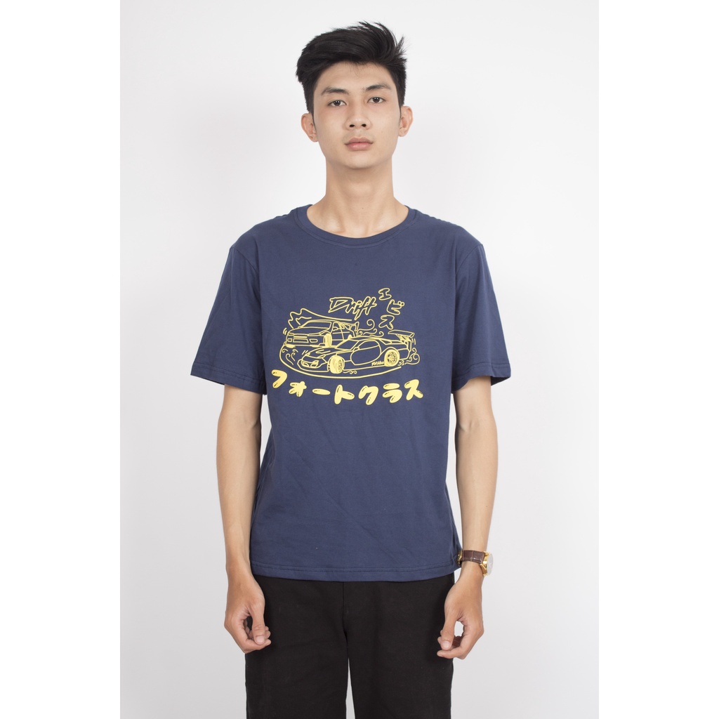 Fortglass DRIF TOKYO Kaos Lengan Pendek Pria Kaos Distro Kaos Pria Kaos Unisex Tshirt Cowok By FortKlass