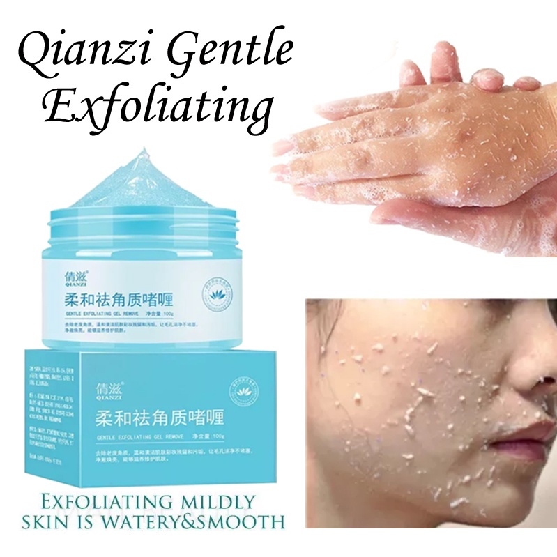 Hope Store - Peeling &amp; Scrub Wajah Gentle Exfoliating Gel Remove Qianzi 100gr Face Peeling Gel Mask Peel Wajah