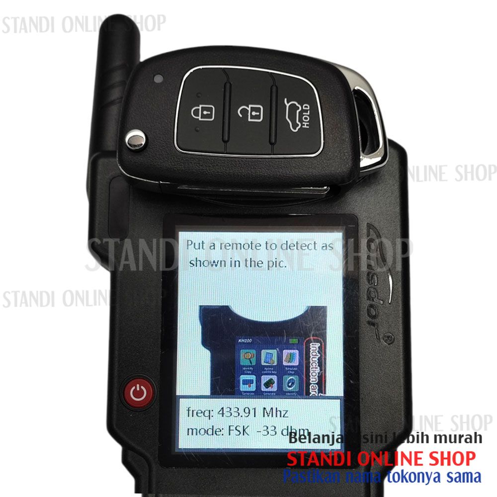 Remote Set Komplit Kunci Lipat Hyundai Santa Fe 433Mhz ID46