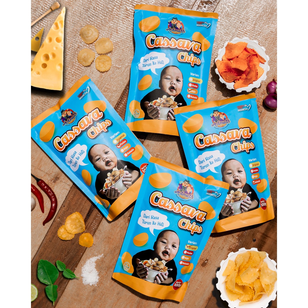 

Keripik singkong pedas mampus 100gr meledak