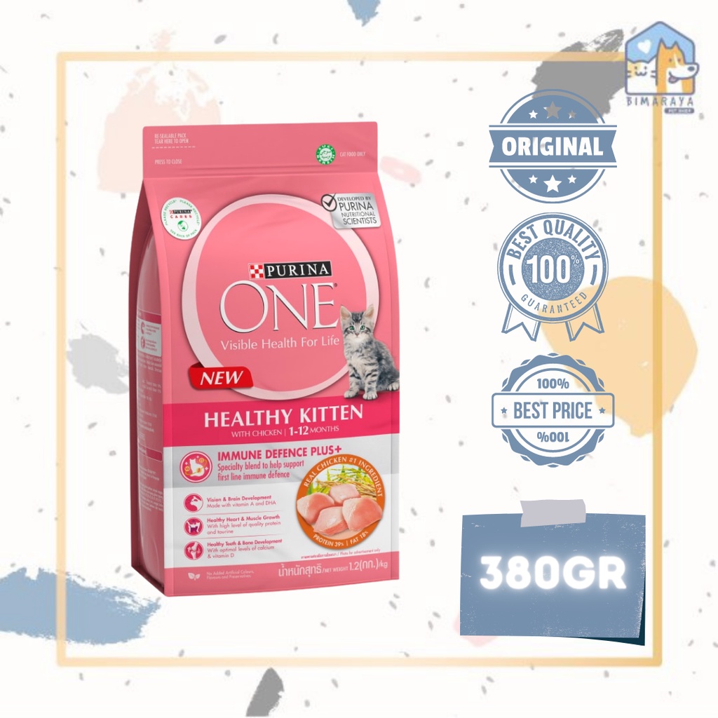 PURINA ONE KITTEN CHICKEN 380GR FRESHPACK