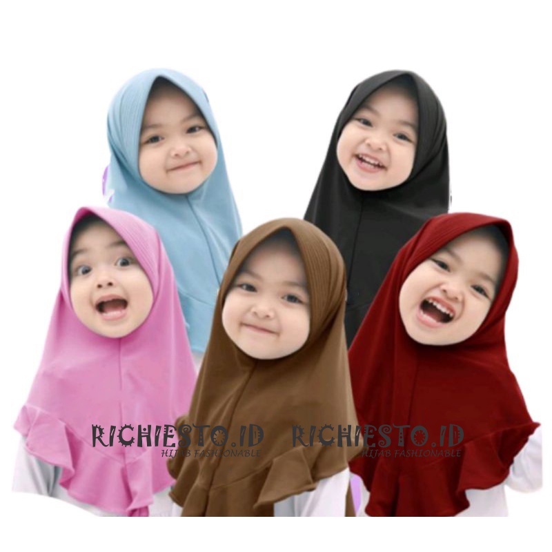 Jilbab Bayi Pet FALISHA Allsize 0 - 3 Tahun Hijab Bayi Lucu Kerudung Bayi Terbaru