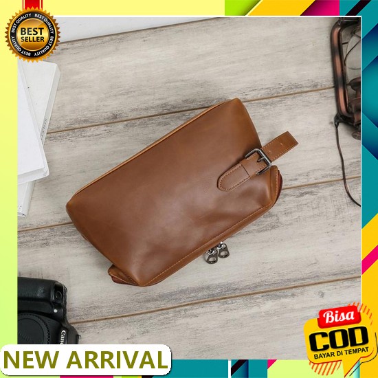 Coach Original 100% Tas Choach Wanita Pria Ori W3Lc Coach Carryall Pouch Signature Choach Tas Tangan
