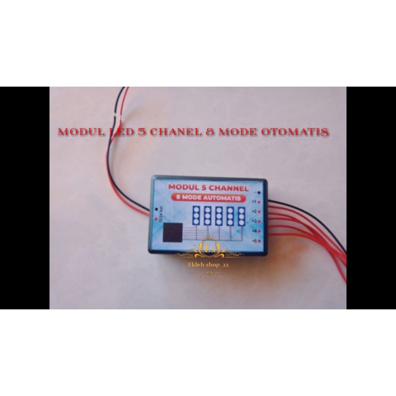 Modul strobo 5chanel 8 mode otomatis