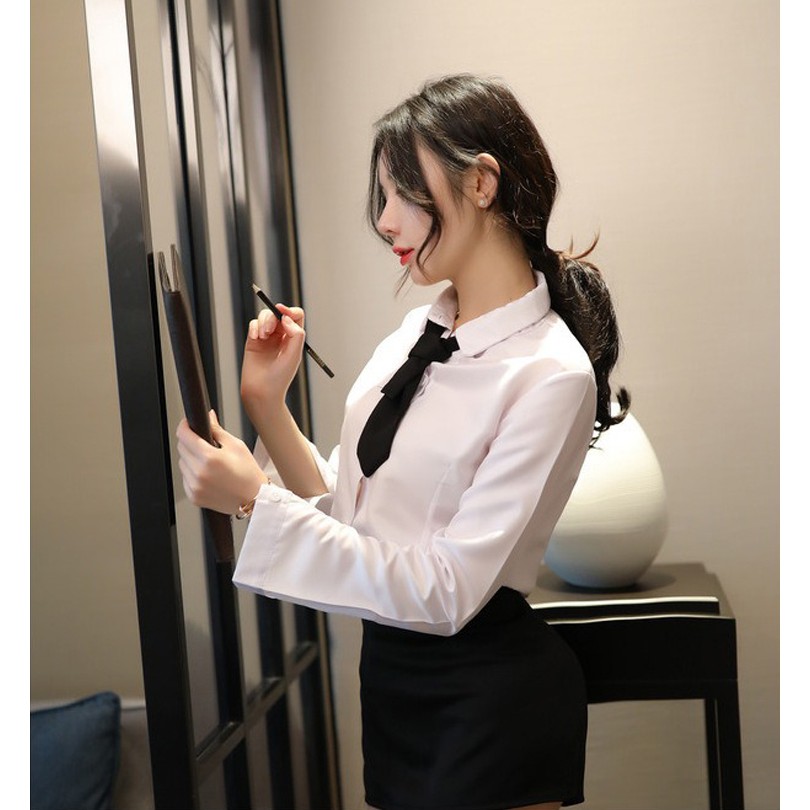 Baju sexy wanita dewasa secretary uniform lingeries sexy woman