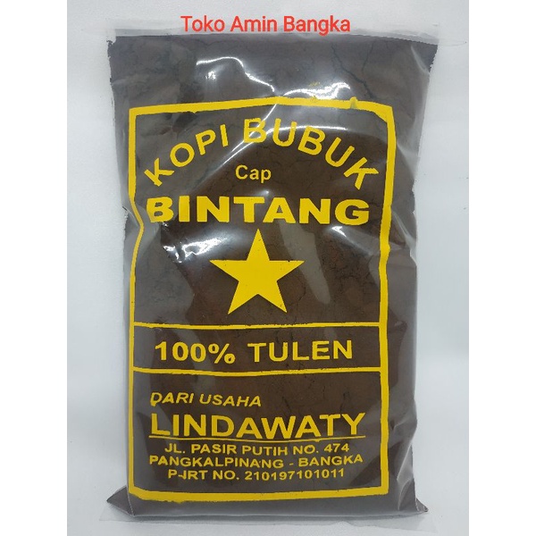 

Kopi Bubuk Cap Bintang Khas Bangka Kemasan 250 Gram