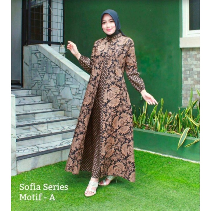 Maura Couple - Sania Ruffle Batik Couple ori Ndoro jowi DNT Garansi Termurah Shopee - Couple Aulia-Gamis Kipas