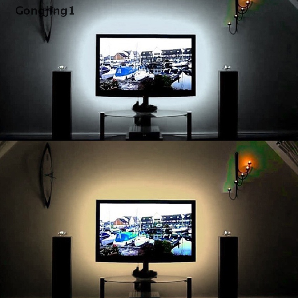 Gongjing1 Lampu Strip LED 5V Dengan Port USB Untuk Dekorasi TV