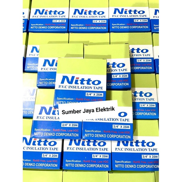 Isolasi Nitto / Isolasi Listrik warna Hitam