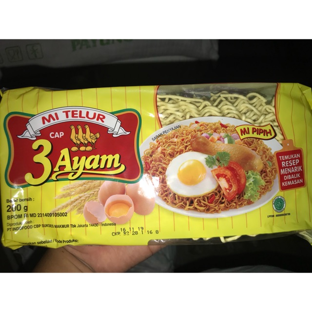 

Mie Telur Cap 3 Ayam