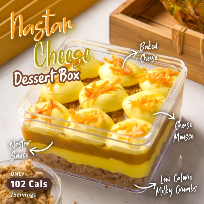 

Dessert Box Nastar Cheese (102 Calories / Servings)