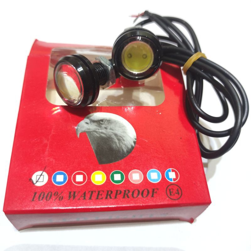 Lampu Led Variasi Mata Elang Eagle Eyes Sepasang
