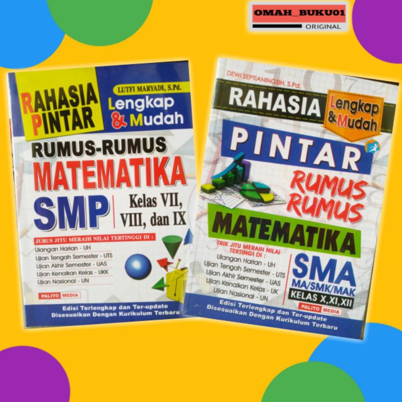 BUKU RAHASIA PINTAR RUMUS MATEMATIKA SMP SMA