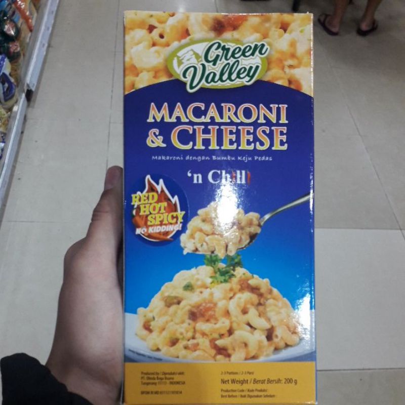 

GREEN VALEY MACARONI CHEESE CHILI