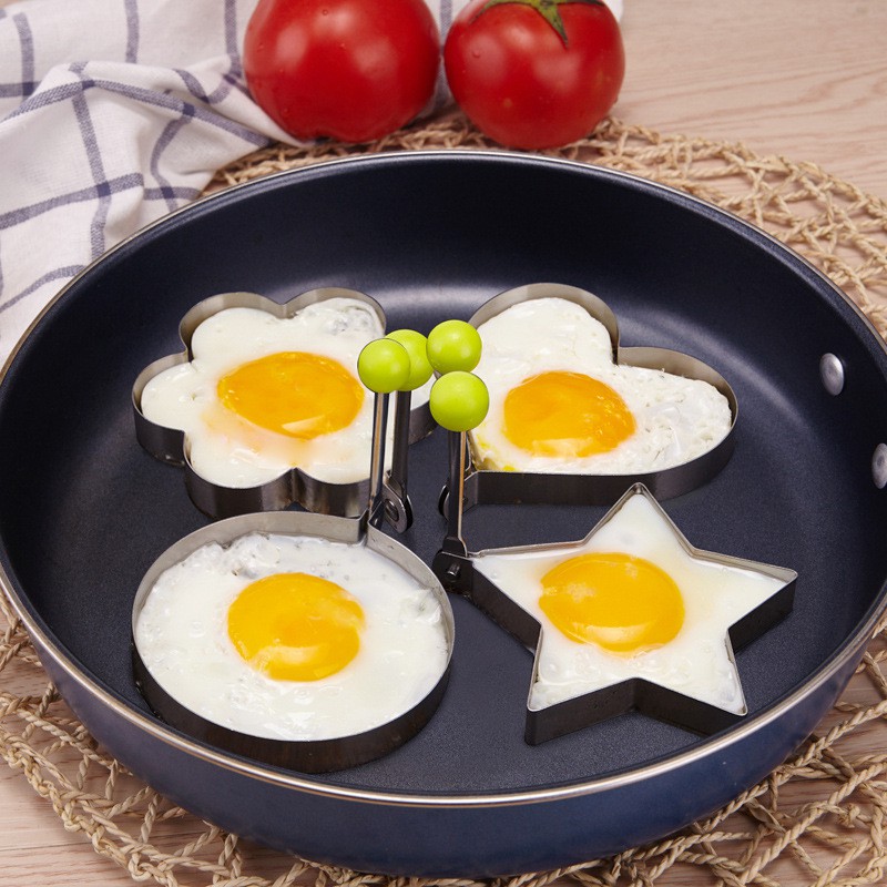 ❤ IJN ❤ Cetakan Telur Karakter Telor Ceplok Mata Sapi Dadar Goreng Stainless Steel Pancake