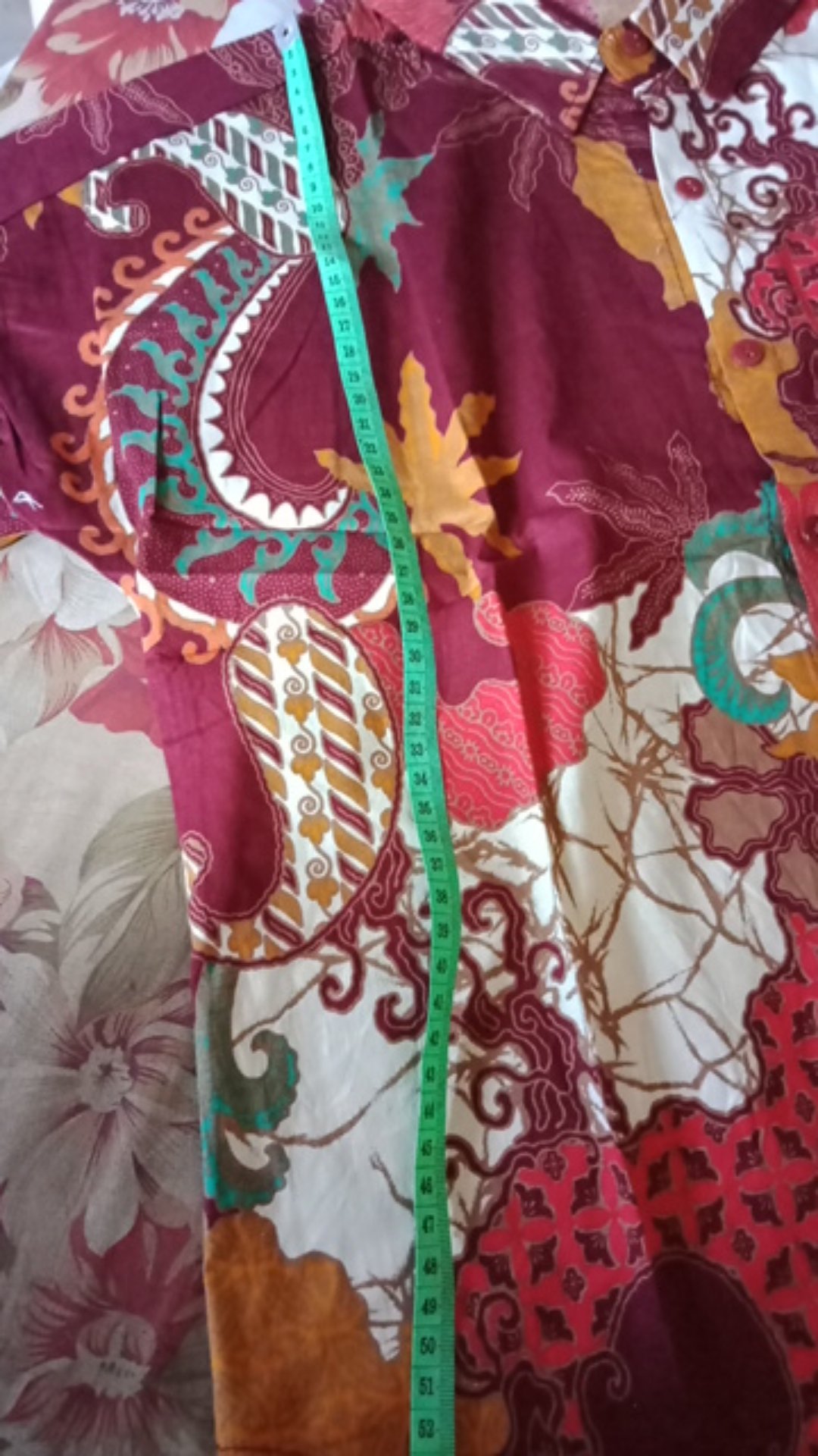 Bl 54 (promo) Atasan Batik Wanita Lengan Pendek Model Kancing Depan Untuk Kerja Atau Busui