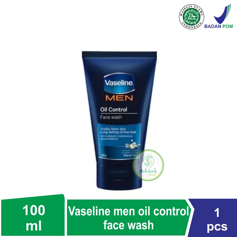 Vaseline men oil control facial wash 100g