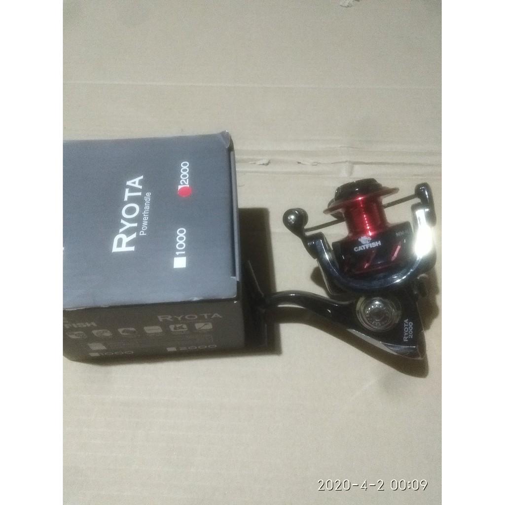 Reel Catfish Ryota 1000, 2000, 3000, 4000, 5000, 6000 Powerhandle