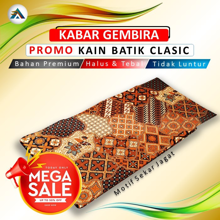 Kain Batik Jarik Solo Premium Jarik Jarek kain panjang Pengantin Sekar Jagat Batik Halus Asli