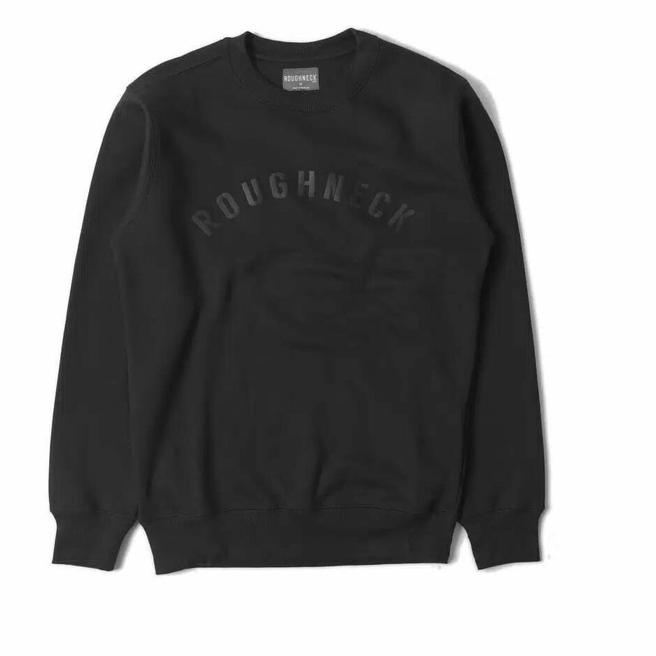 New ROUGHNECK SWEATER CREWNECK PRIA BLACK  SWEATER ROUGHNECK | CN ROUGHNECK | JAKET ROUGHNECK 