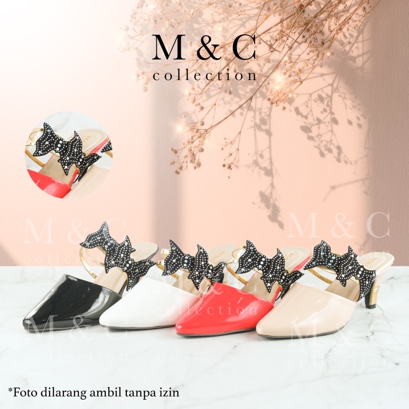 heels wanita kupu-kupu mzb03 ( ks 61 ) kupu premium