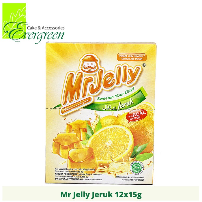 

Mr Jelly Jeruk 12x15g