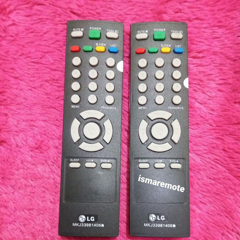 REMOTE REMOT TV LG BLACKPEARL TABUNG SLIM FLAT LCD MKJ 33981406