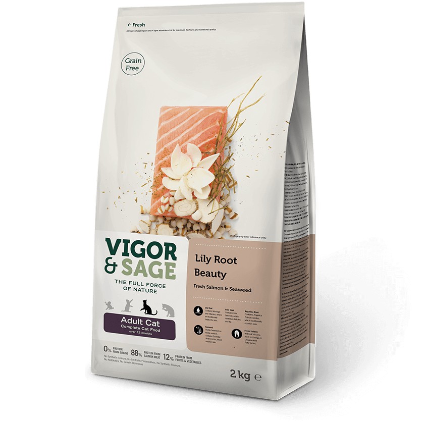 Vigor & Sage - Lily Root Beauty Adult Cat Food 10Kg