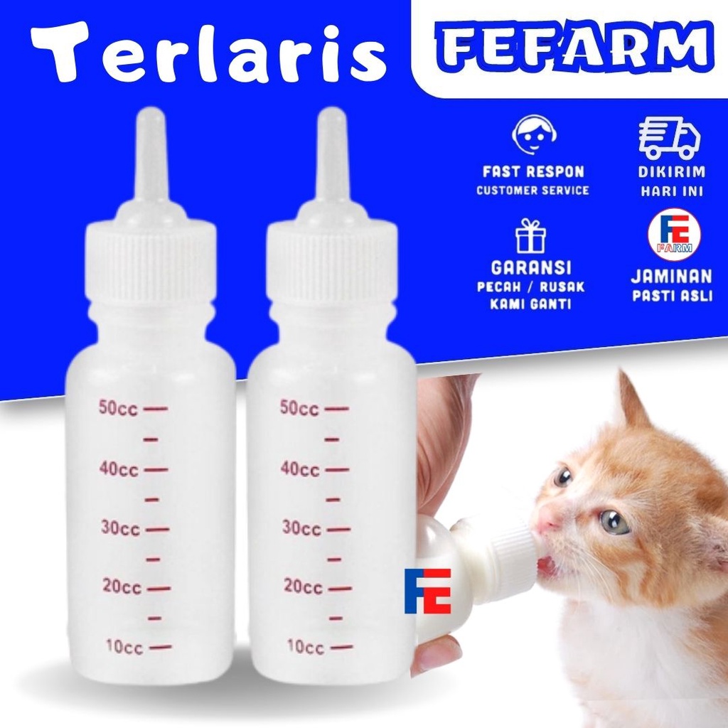 DOT ANAK KUCING ALAT MINUM BOTOL KUCING ANJING KELINCI FEFARM