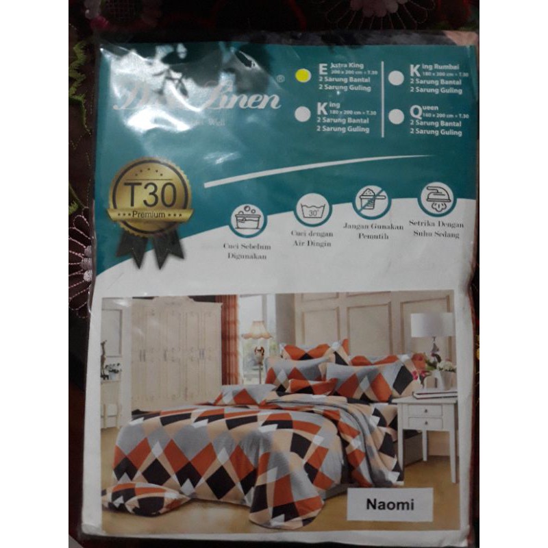 sprei ekstra king ukuran 200x200x30 murah gercep 145 ribu