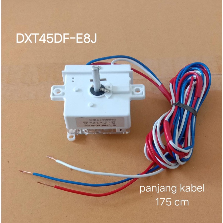 Timer Mesin Cuci Sharp DXT45DF-E8J 3 Kabel Original mal