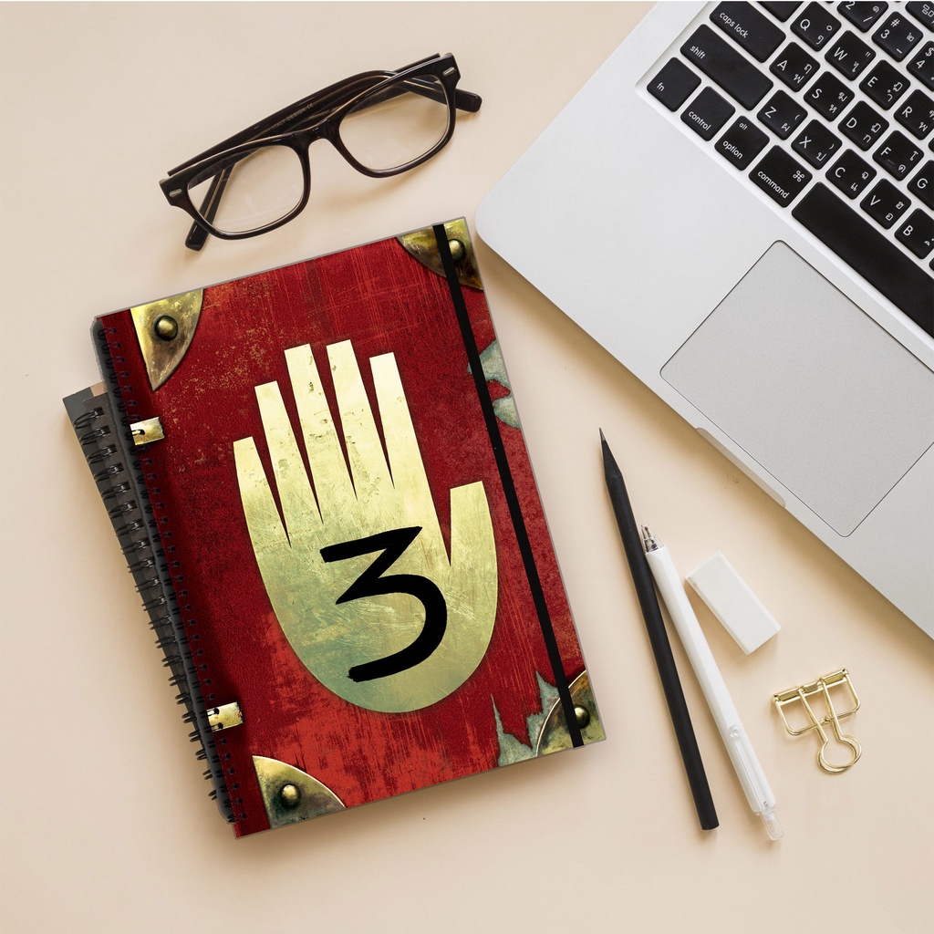 

GRAVITY FALLS D*sney Spiral Ruled Notebook Diary Journal Office School Supplies Buku Tulis