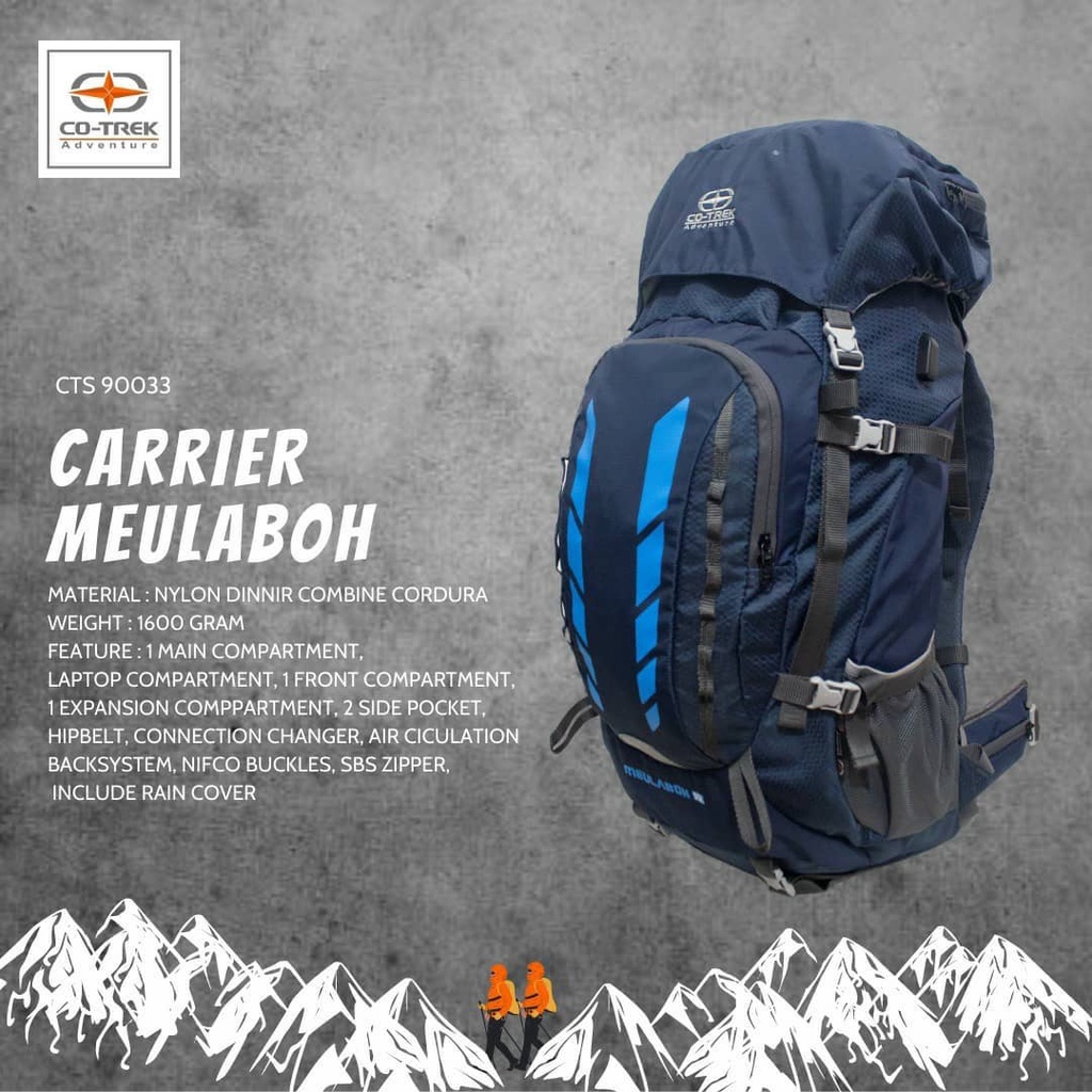 Carrier Tas Gunung Meulaboh 55+5 L Co-trek