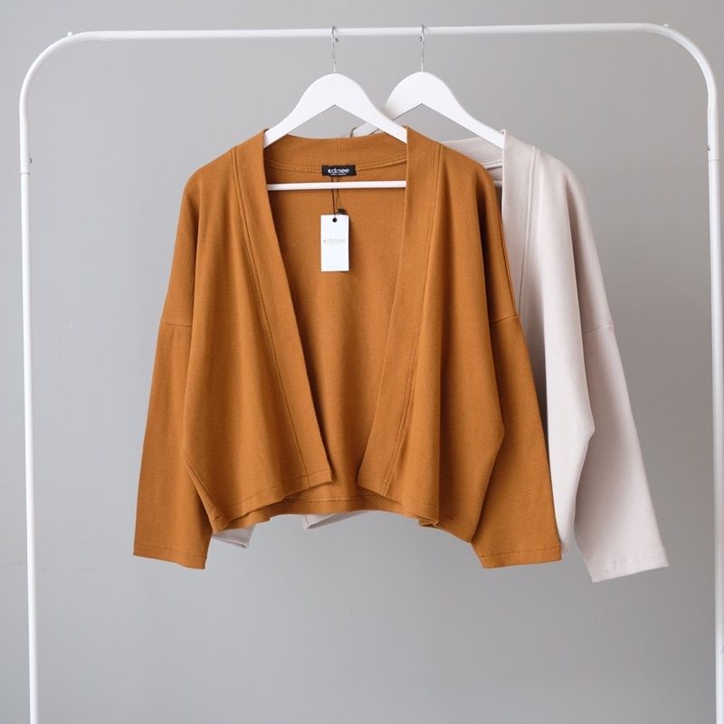 Cardigan Basic Polos Wanita Oversize | Cardigan Wanita Style Korean