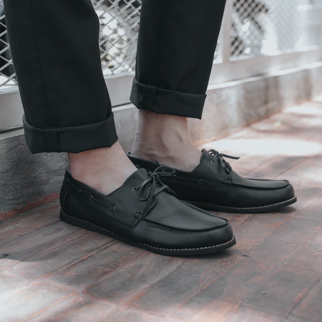 ALLISON BLACK |FORIND x JACK| Sepatu Casual Kasual Pria/Cowok/Men Formal Original Footwear Ori Lokal