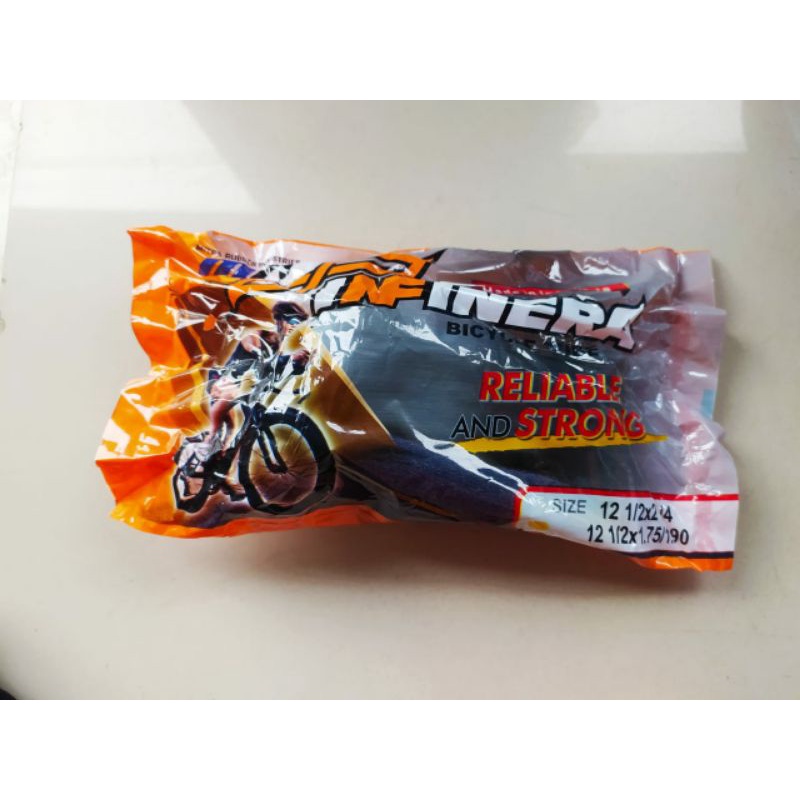ban dalam sepeda 12.5 x 1.75 / 1.90 infinera, ban dalam sepeda 12 1/2 x 2 1/4 infinera