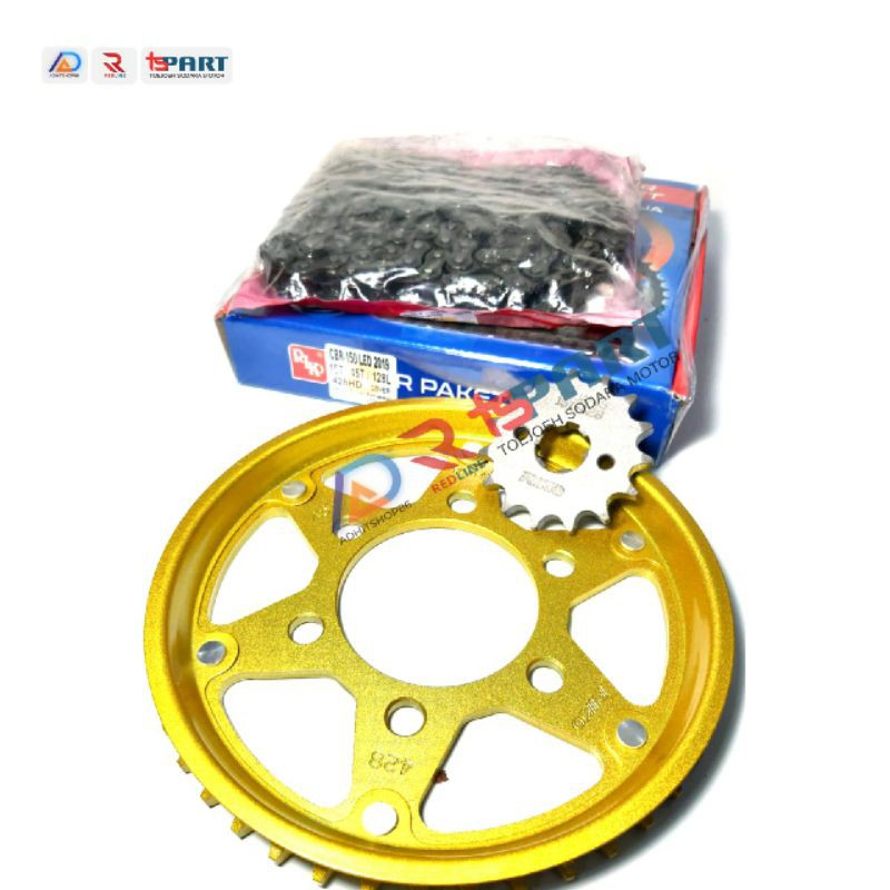 GEAR SET CBR 150 2019 GEAR GIR CHAINKIT RIKO REDLINE