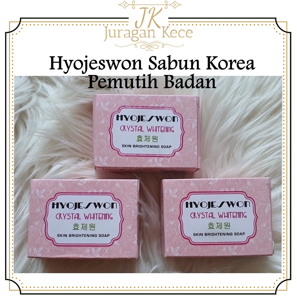 Hyojeswon Sabun Korea Pemutih Badan dan Wajah Crystal Whitening Sabun Mandi Prime Skin Brightening S