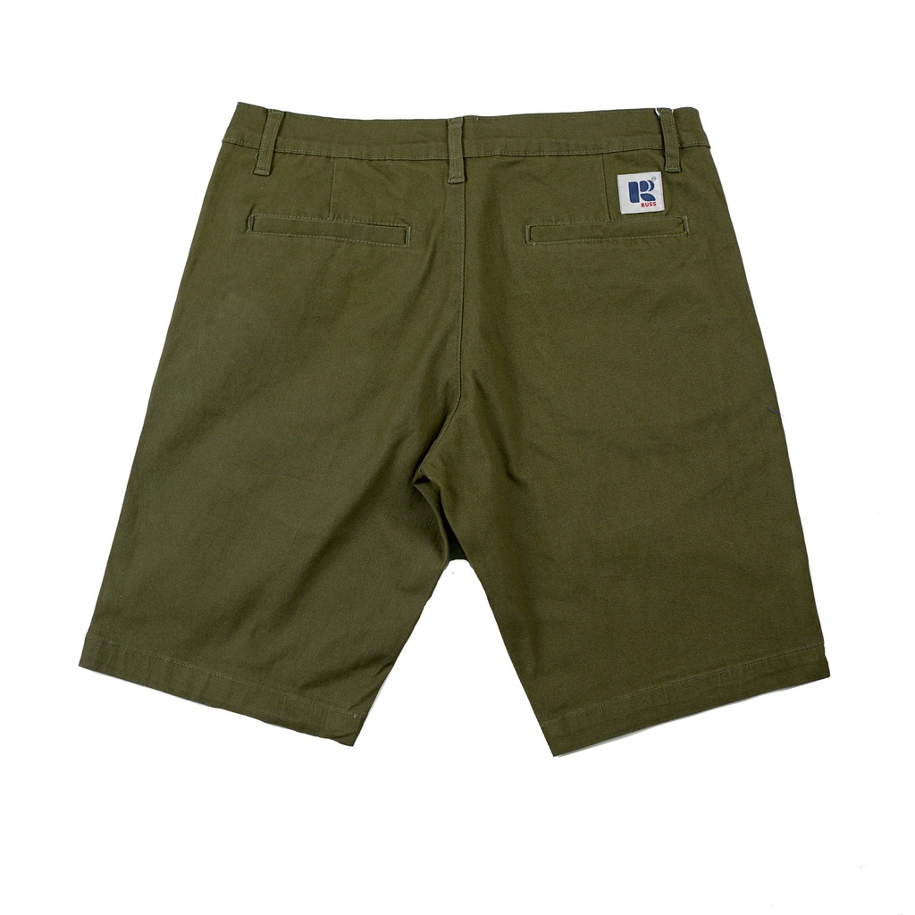 Russ Pants Celana Chino Pendek Pria Suspect Army ( Up To Big Size )