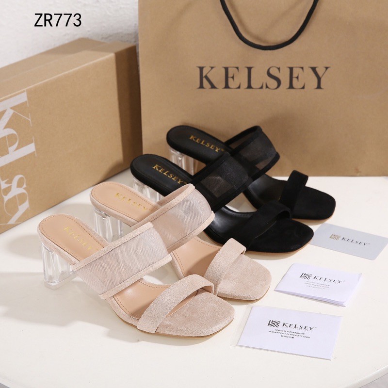 (GRATIS ALAS KAKI) RESTOCK!!  NICOLE HEELS WANITA IMPORT KELSEY ZR773