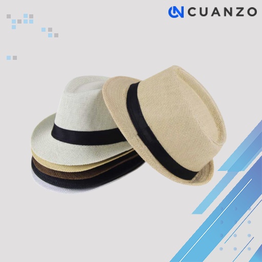 Topi Laken Jazz Vintage Topi Fedora / Topi Koboy Mafia Elegan Fedora Koboi / Topi Laken Pria Wanita Anak Dewasa Distro Import / Topi Penyanyi Musik Jazz Vintage Laken Asli Cowboy Import / Topi Pria Kulit Cewek Lebar Gaya Korea Kasual Keren Modern Murah