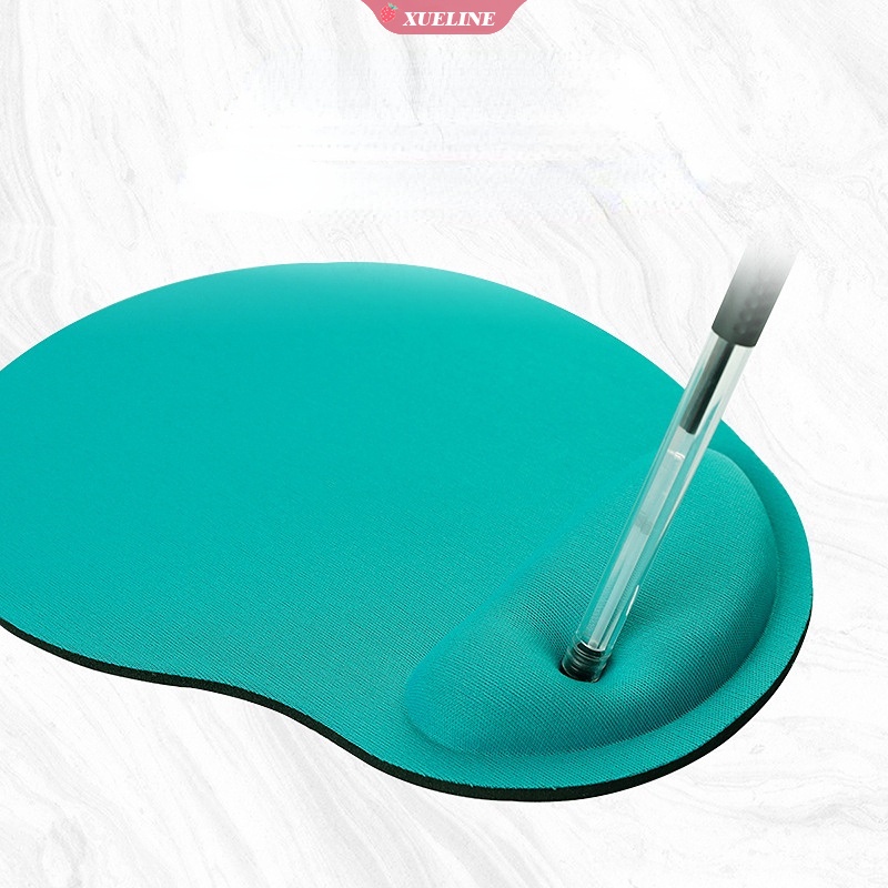 Mouse Pad Dengan Bantalan Pergelangan Tangan Bahan EVA Warna Polos