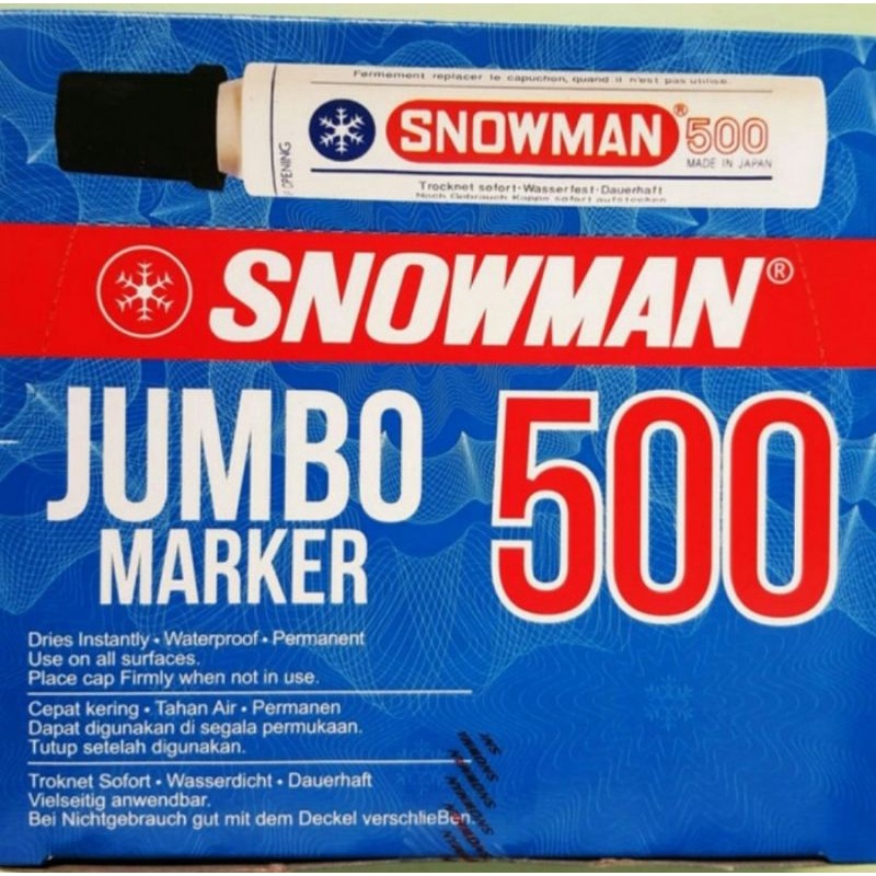 

SPIDOL PERMANENT JUMBO MARKER 500