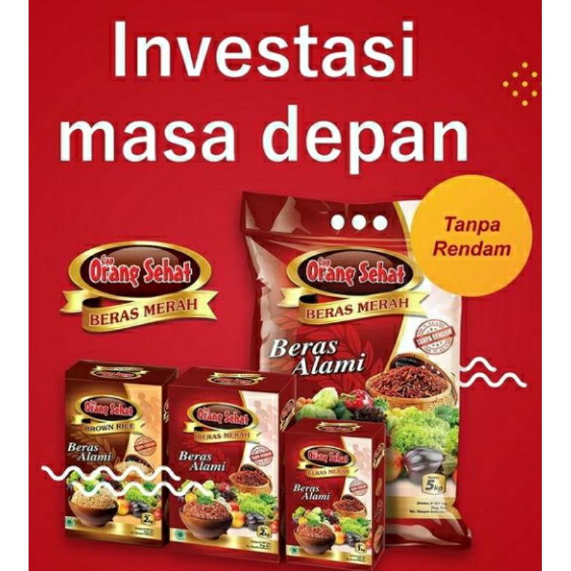 

Beras Merah Organik Tanpa Rendam