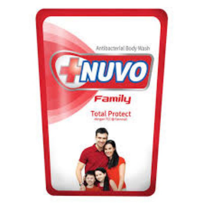 Nuvo Sabun Cair 450 ml 450ml Family Total Protect Antibacterial Body Wash