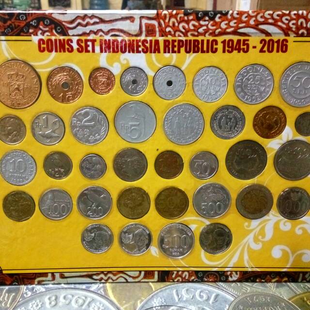 Set Coin Album uang kuno Tahun 1945-2010