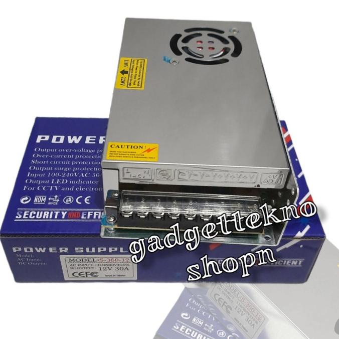power suplay 12v 30a , 12v 30a fan