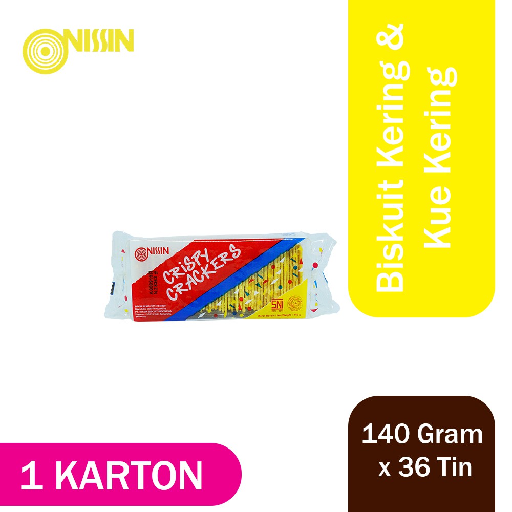 

Nissin Crispy Crackers 140 gr 1 Karton